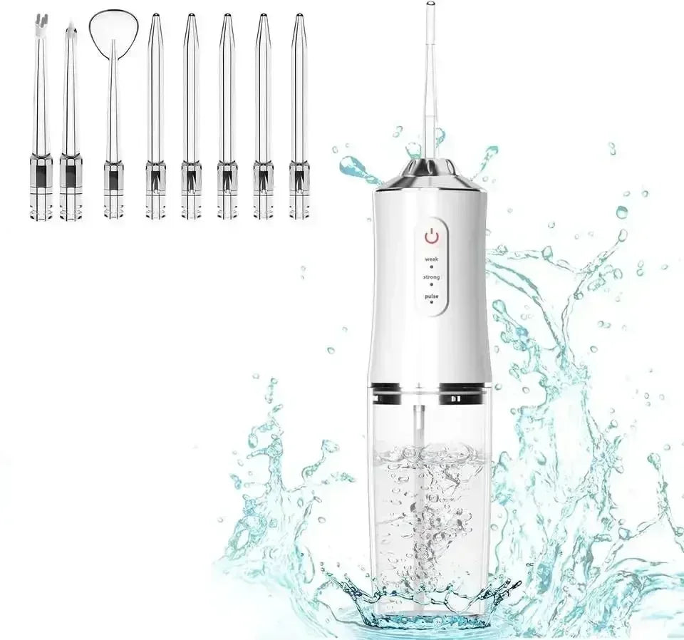 PORTABLE ELECTRIC DENTAL FLOSSER: ORAL IRRIGATOR