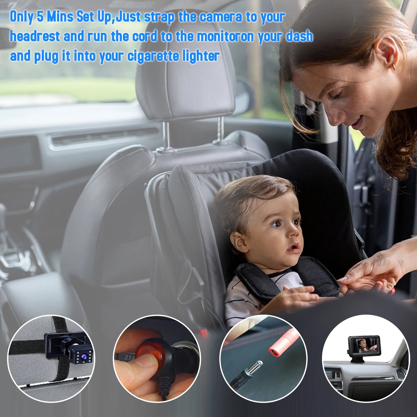 Rear View Monitor For baby Protection