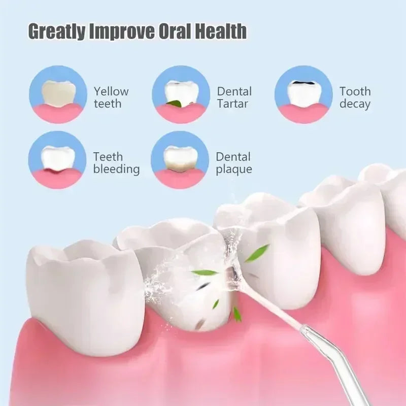 PORTABLE ELECTRIC DENTAL FLOSSER: ORAL IRRIGATOR